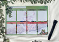 A4 Magnetic Weekly Planner Whiteboard – Red-Eyed Tree Frog Fridge & Surface Organiser