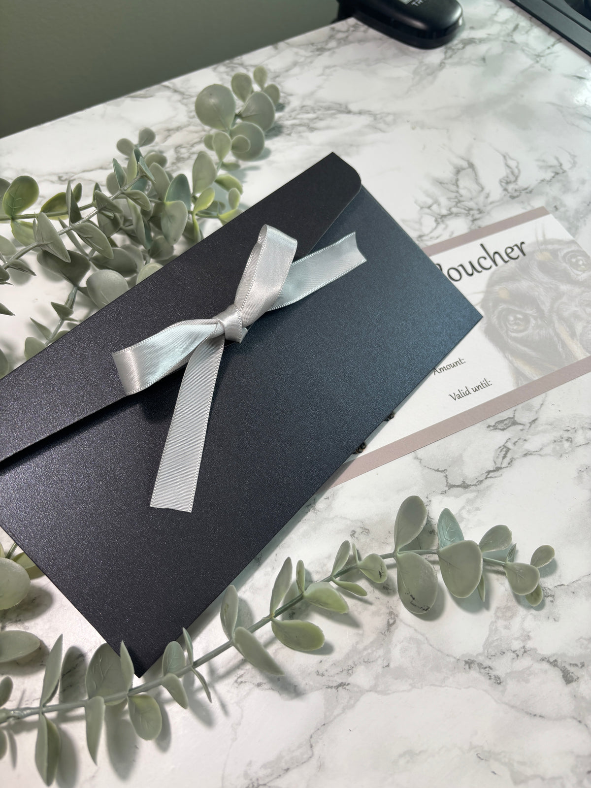 Personalised Pet Portrait Gift Voucher – Hand-Drawn Art, Gift Wrapped.
