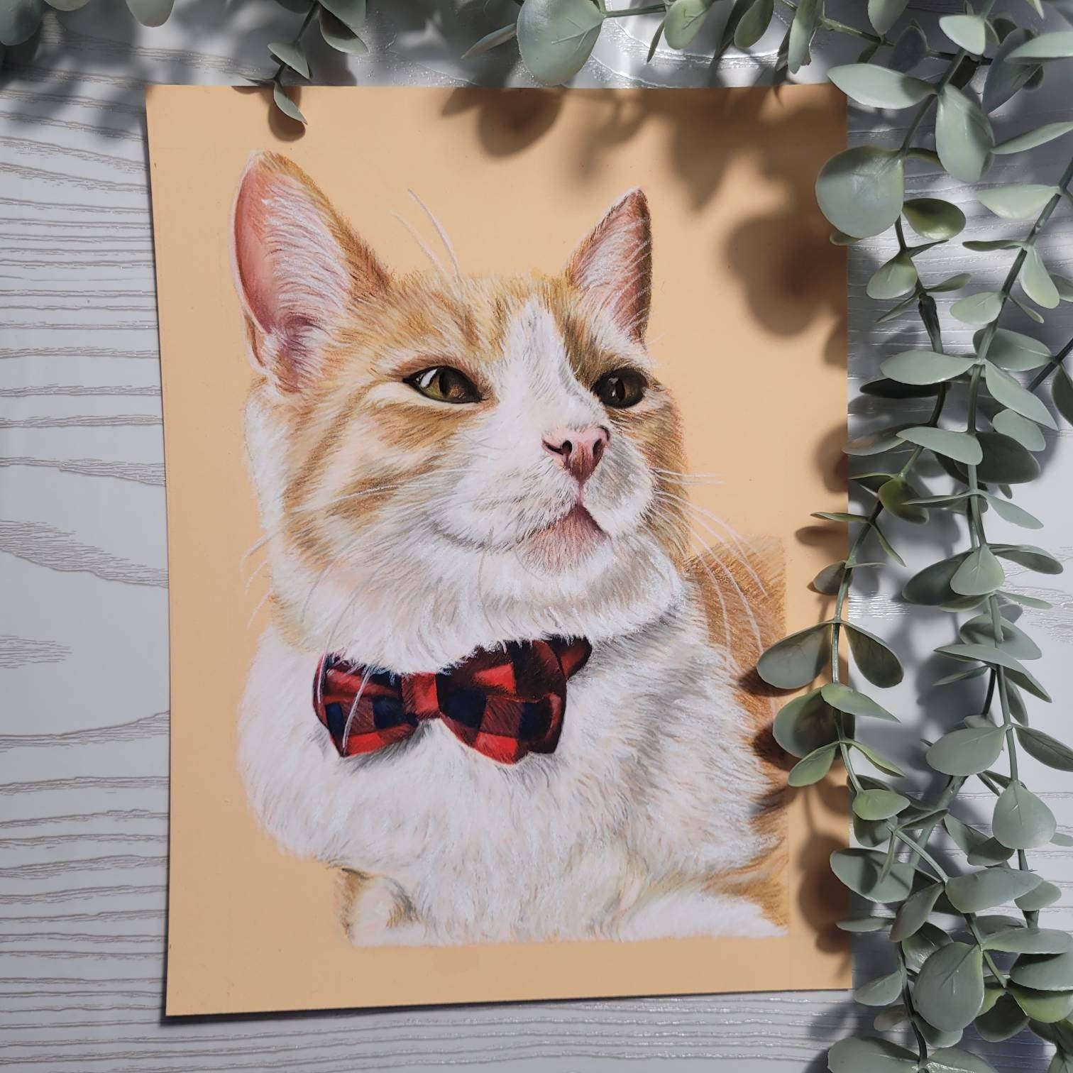Personalised Hand-Drawn Pastel Pet Portrait | Custom Pet Drawing | Mounted & Gift Ready | Memorial or Celebration