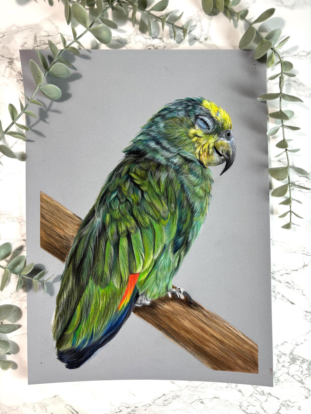 Personalised Hand-Drawn Pastel Pet Portrait | Custom Pet Drawing | Mounted & Gift Ready | Memorial or Celebration