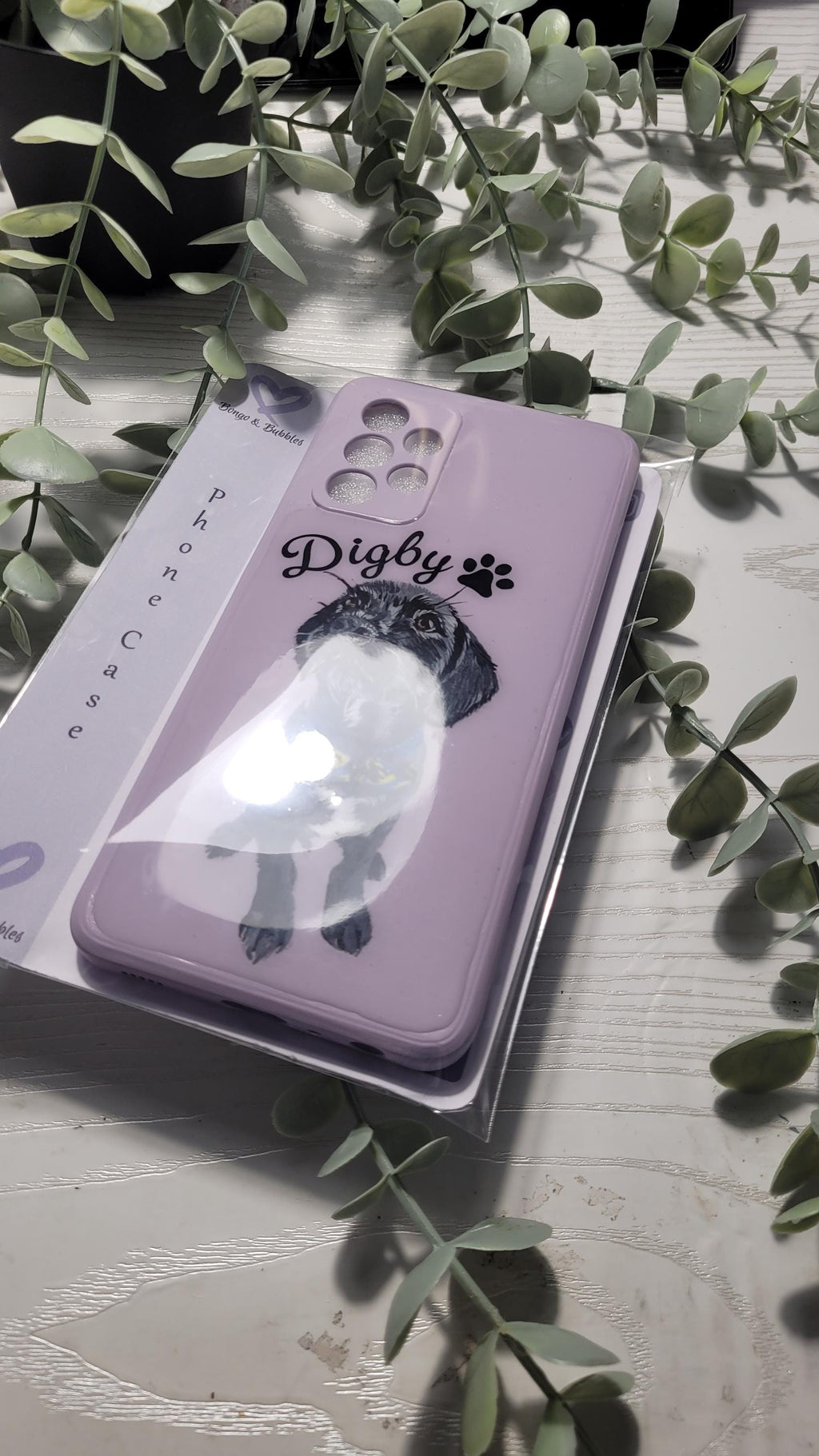 Personalised Hand-Painted Pet Portrait Phone Case | Custom Pet Photo | Resin or Textured Finish