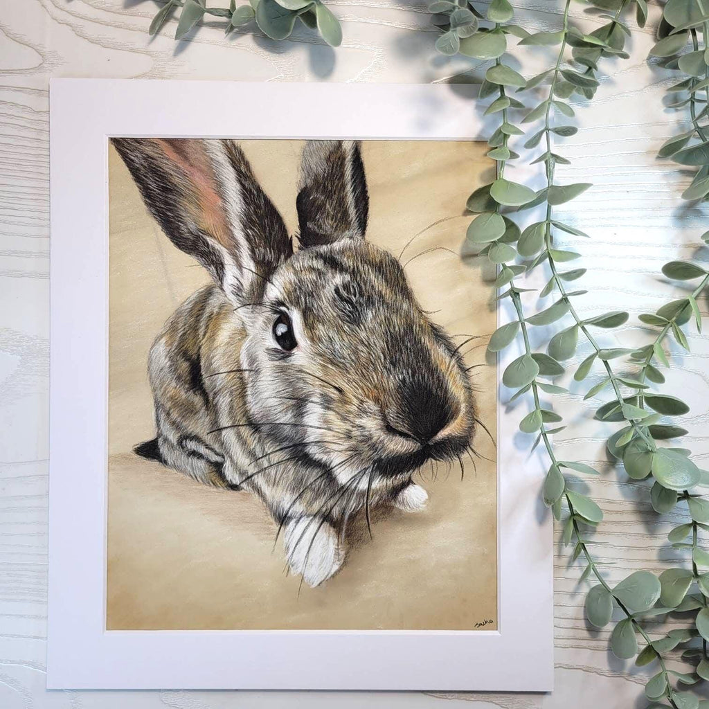 Personalised Hand-Drawn Pastel Pet Portrait | Custom Pet Drawing | Mounted & Gift Ready | Memorial or Celebration