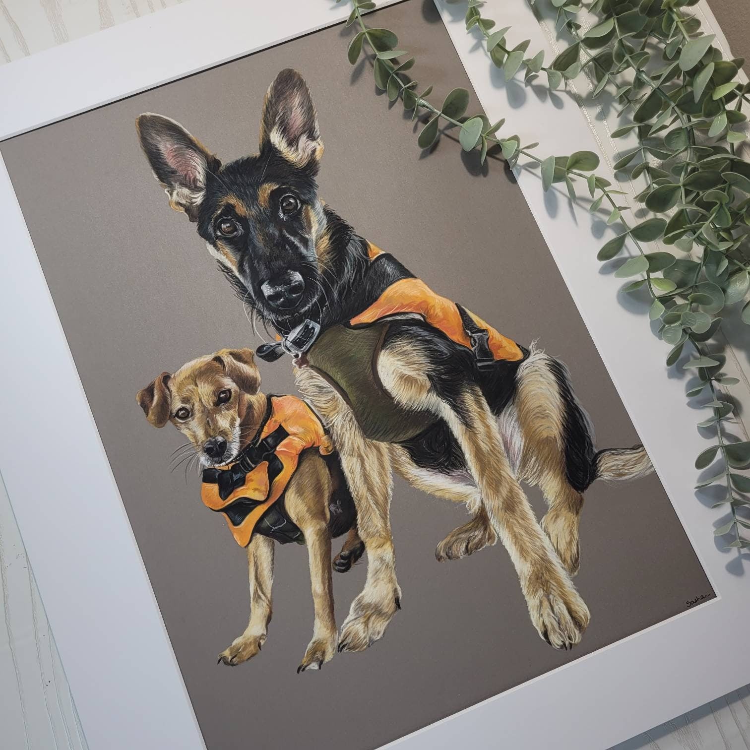 Personalised Pet Portrait Gift Voucher | Hand-Drawn Art | Gift Wrapped & Boxed | Perfect Animal Lover Gift