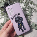 Personalised Hand-Painted Pet Portrait Phone Case | Custom Pet Photo | Resin or Textured Finish