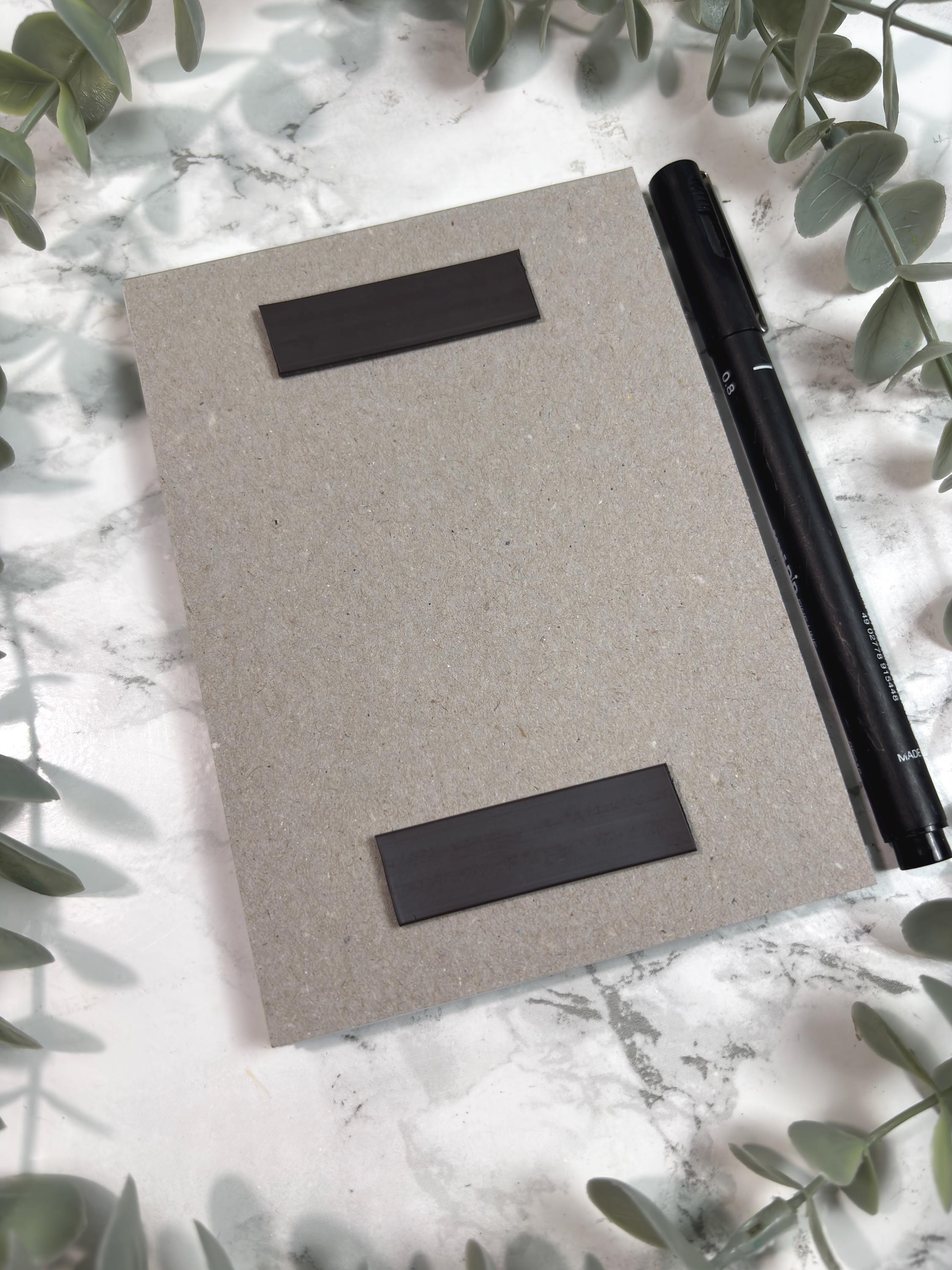 Elephant Plain Magnetic Notepad| Plain paper note pad| Pastel drawing design| Stationary